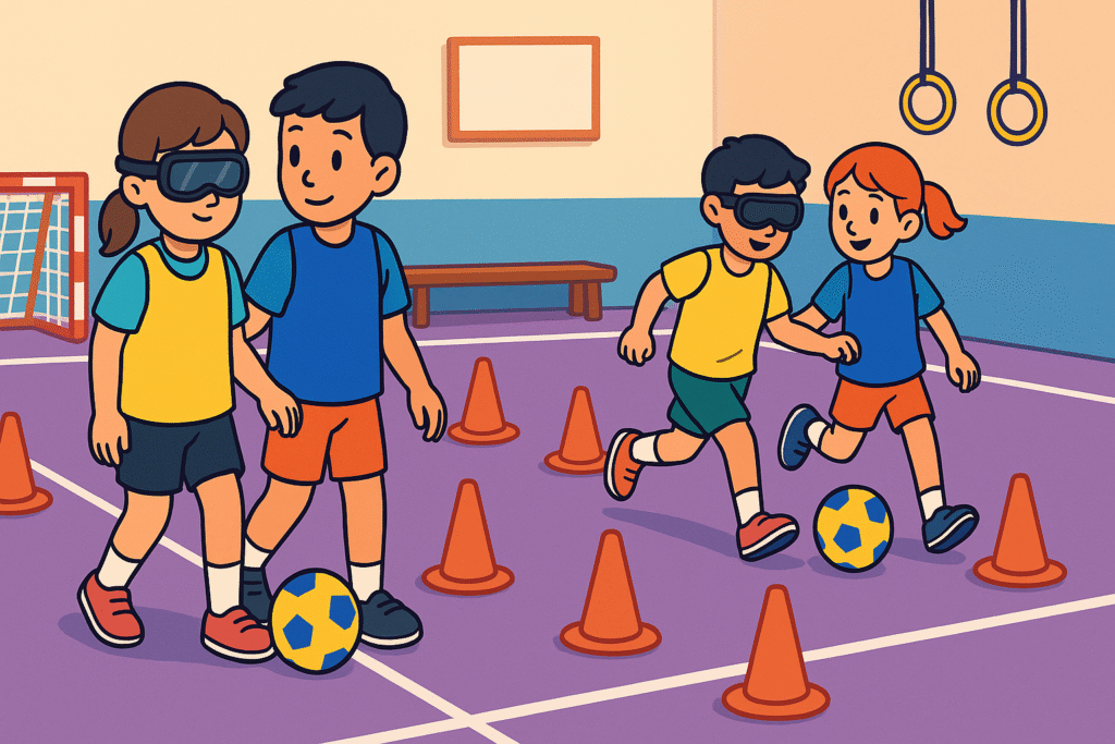 Conducción de pelota con los pies 