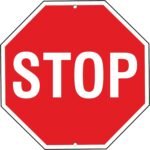 señal STOP