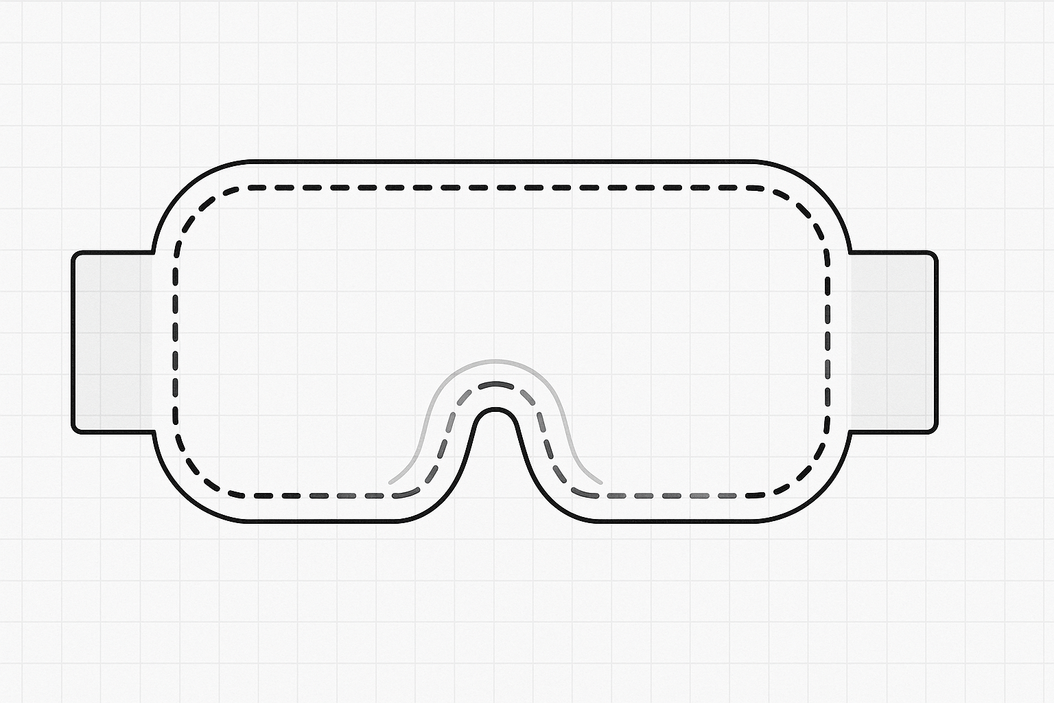 plantilla gafas de sensibilización