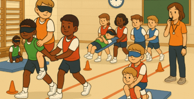 Transportes cooperativos en Educación Física