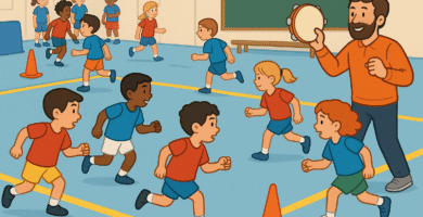 Lobo y Ovejas con pandero